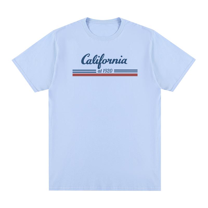 

California at 1920 Vintage tshirt Aesthetic Letter Print Streetwear Y2K 90s Cotton Unisex T shirt New TEE TSHIRT Womens tops 3XL