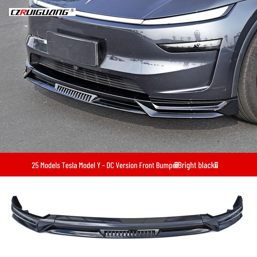 Tesla Model Y 2025 Body Kit: Rear Spoiler, Front Lip, Side Skirts, Tail Wing, Rear Diffuser, and Lip Extensions