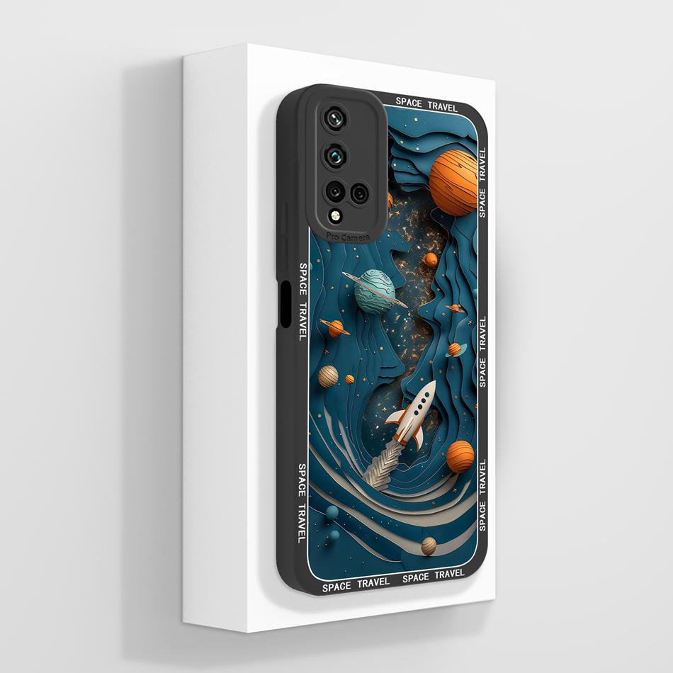For Huawei Nova 5T Phone Cover Creative Design Full Protection Case For Huawei Nova5T Soft Liquid Silicone Shockproof Shell Capa