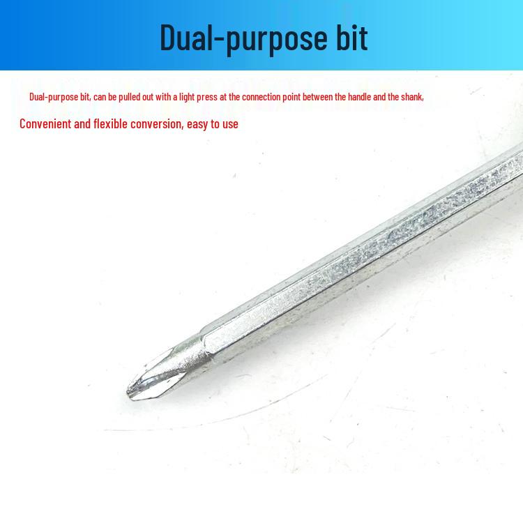 Dual-Use Phillips & Flathead Magnetic Screwdriver Set - Electrician & Household Industrial Grade
