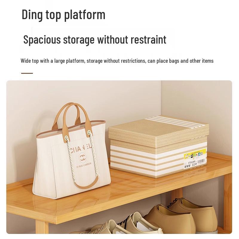 Compact Multi-Layer Shoe Rack for Doorway, Home, or Dorm - Space-Saving Under-Table Shoe Storage Cabinet