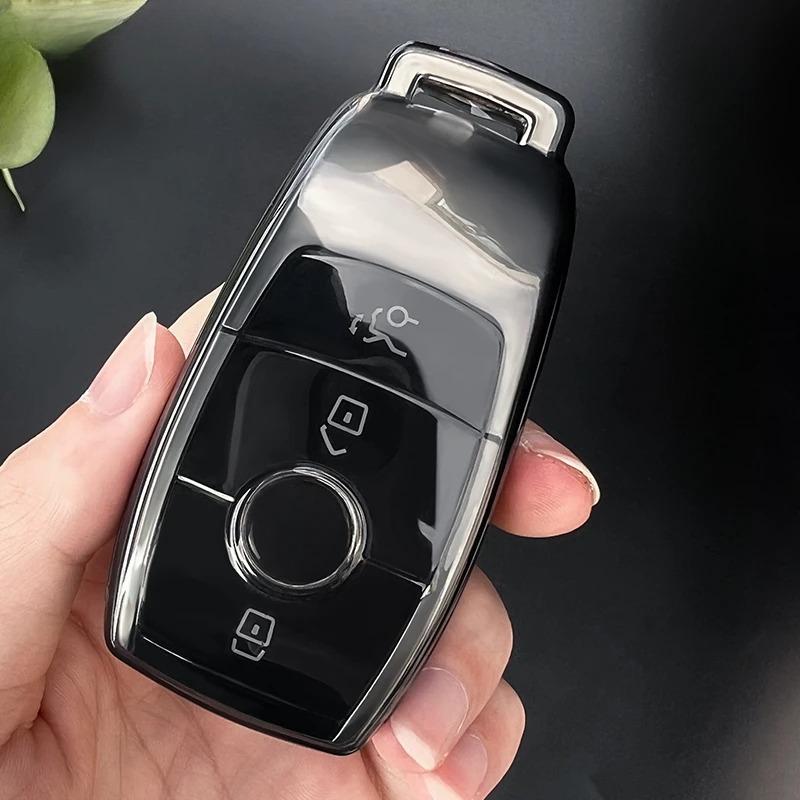 Transparent Tpu Car Key Cover Case Shell Protective Bag For Mercedes Benz A E G Gls Class W177 W205 W213 W222 G63 X167 Maybach