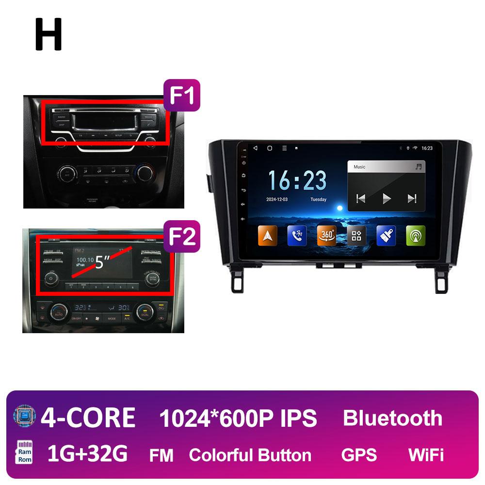 10.1 Inch Android 14 Car Video For Nissan Qashqai J11 X-Trail 3 T32 2013 2014 2015 2016 2017 Radio Player DSP Stereo Auto Tools