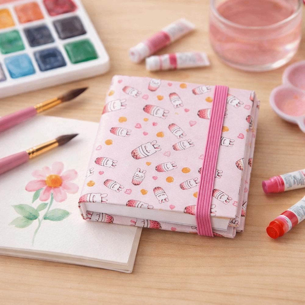 20 Sheets Mini Watercolor Book Fine Grain Texture Portable Sketchbook  Art Supplies