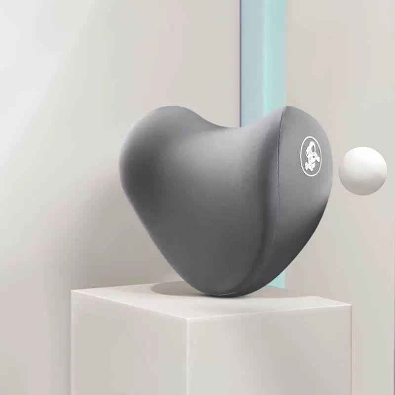 Car Neck and Lumbar Support Memory Foam Pillow Set for Headrest - High-Grade Interior Accessory