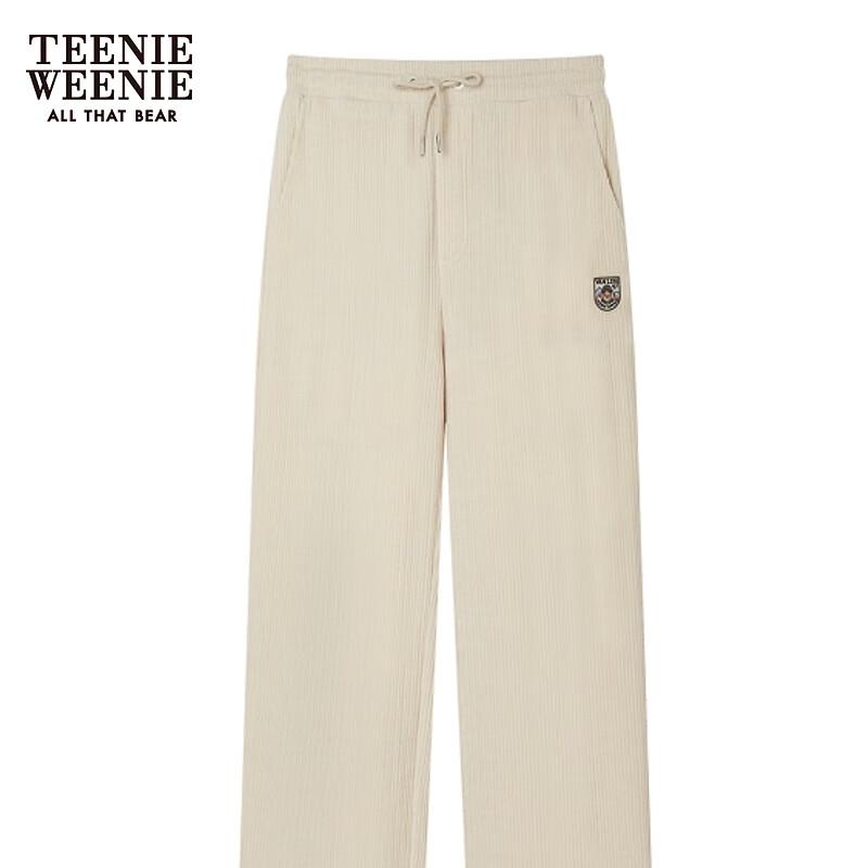 Teenie Weenie Bear Women's Relaxed Chenille Straight-Leg Casual Pants