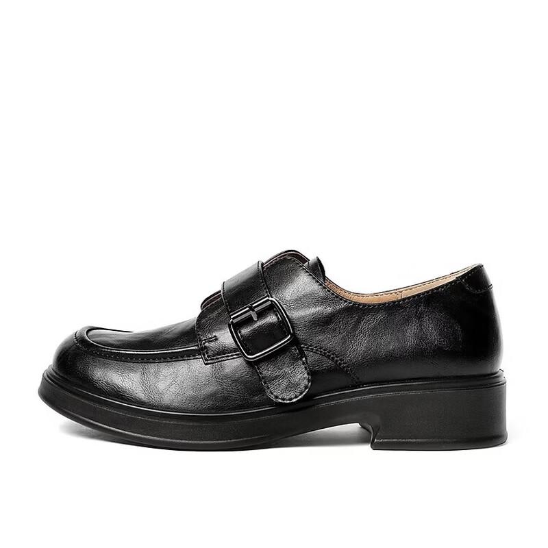 SENDA Women's Thick-Soled British Style Casual Oxford Shoes XUK01CA5