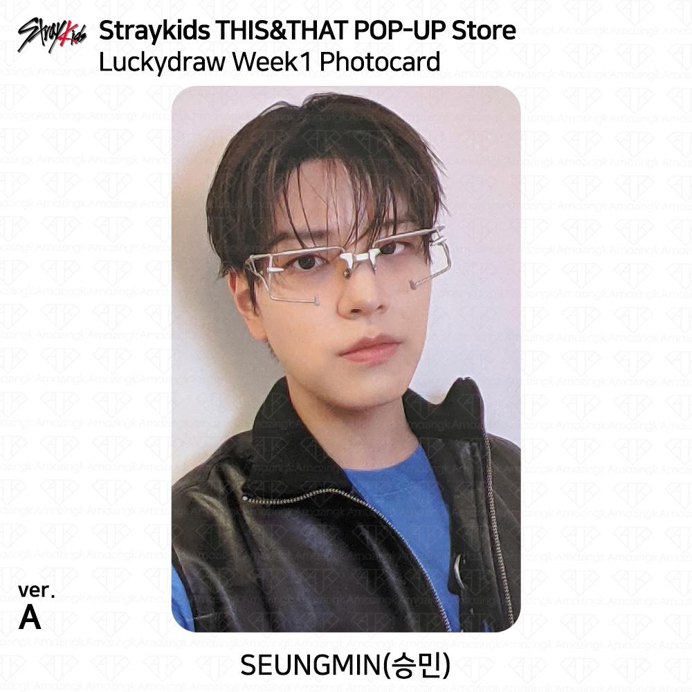 Stray Kids SKZ 10° Mini Album THIS & THAT POP-UP 1 Settimana Lotteria Fotocarte
