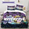 Deltarune Fierce Encounter Bedding Quilt Set Quilt Cover Pillowcase Home Decoration Birthday Gift (1 * Duvet Cover + 2 * Pillowcase, Without Core)