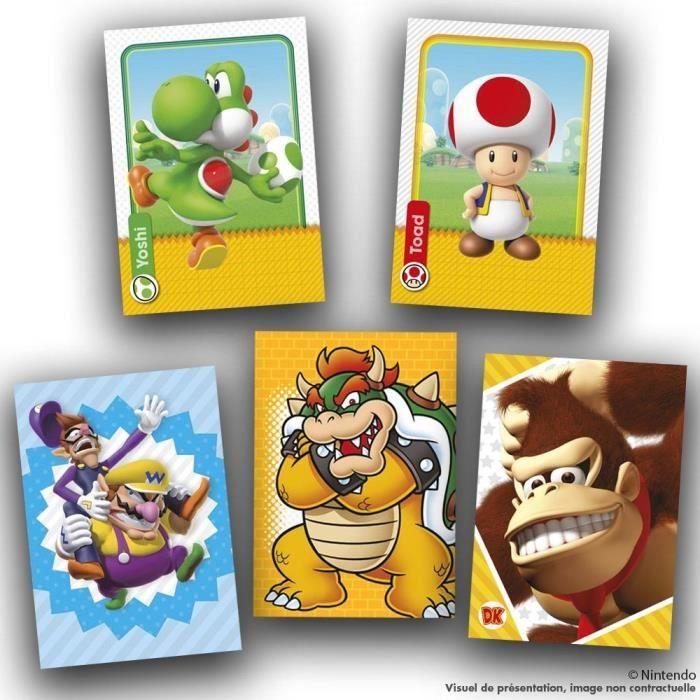 Collection Panini - Super Mario Trading Cards - Boite De 18 Pochettes De 8 Cartes - Jaune - Dès 6 Ans