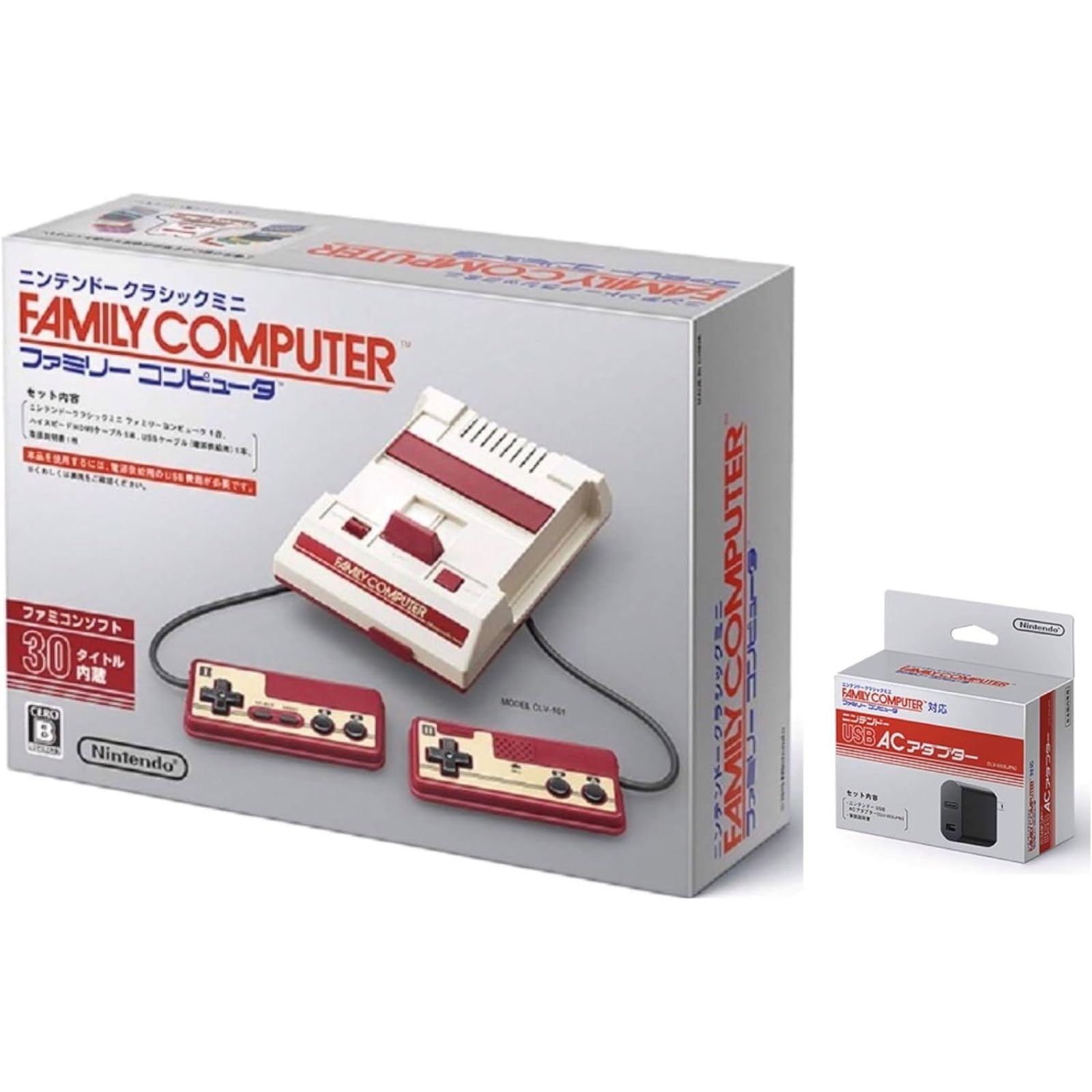 

[Refurbished] Nintendo Classic Mini Family Computer & AC Adapter Set