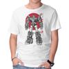 Unisex Crew Neck T-Shirt King Of The Beasts Sumi-e Graphic Short Sleeve Casual Tee