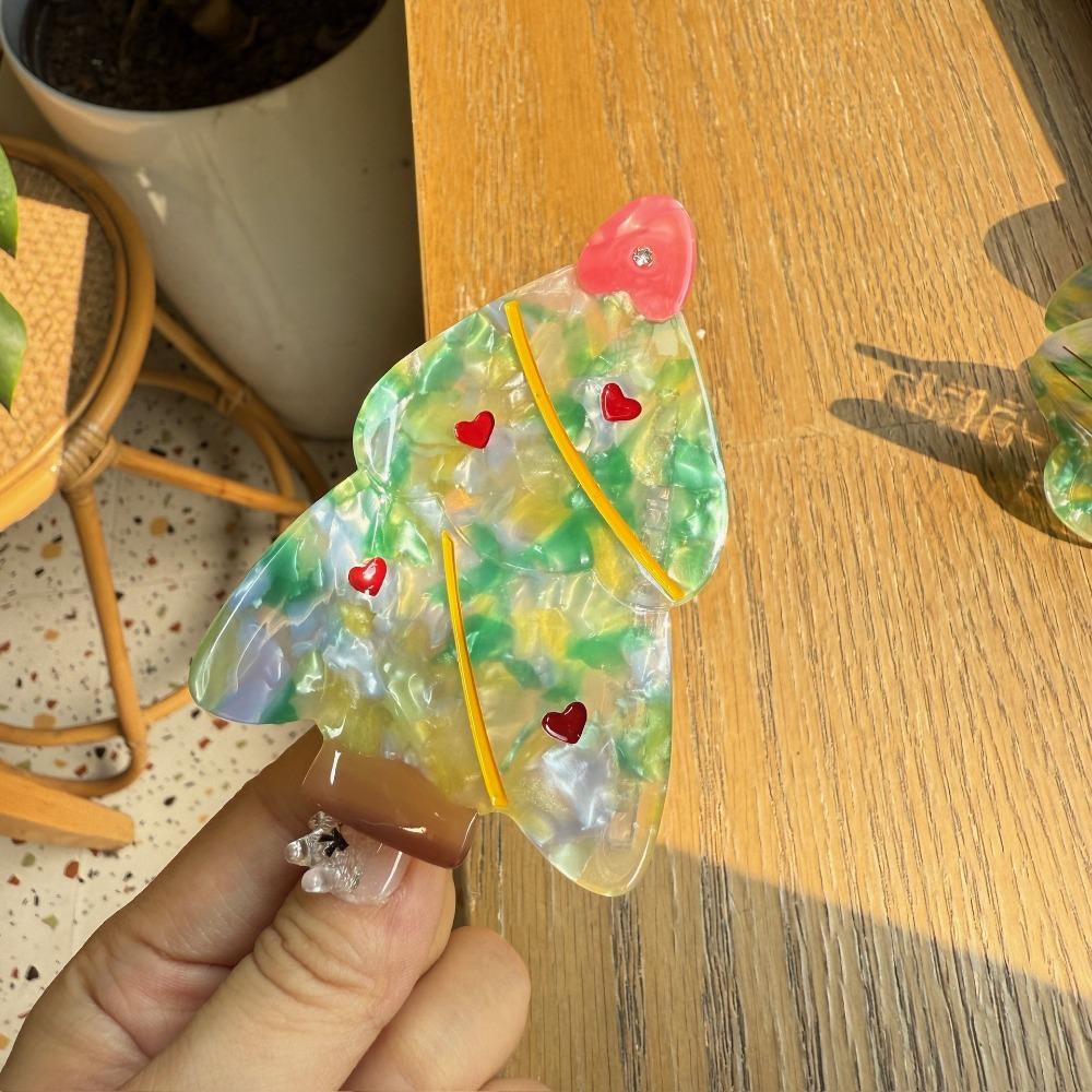 

Maple Leaves Ginkgo Headwear Cactus Acetic Acid Shark Clip Party Cartoon Hair Claw Festival Style2