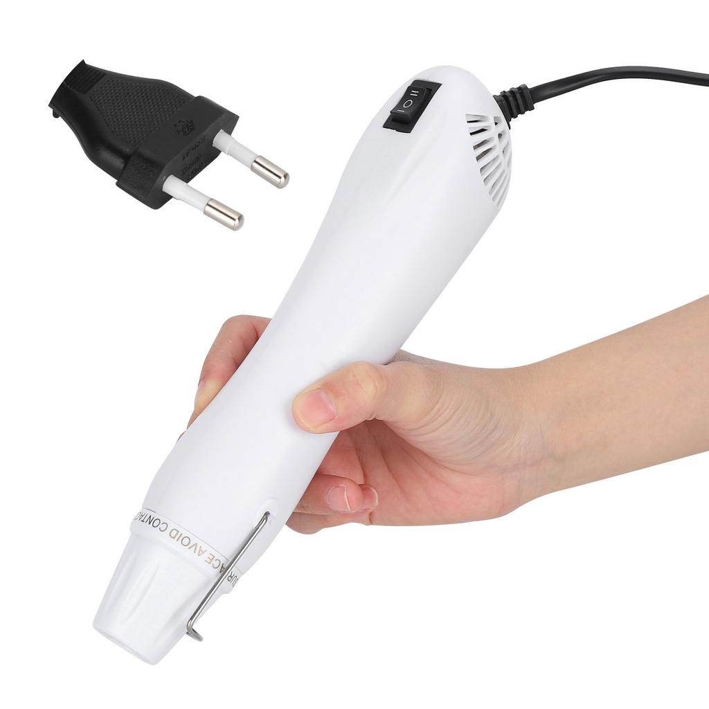 Hot Gun White Dual-Speed Heat Shrinkable Sheet Quick Setting Tool EU Plug 220V