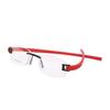 RSINC Combo Rimless Frame | Eyeglasses For Unisex Black Red-Silver White Tag A1 JL186701608186