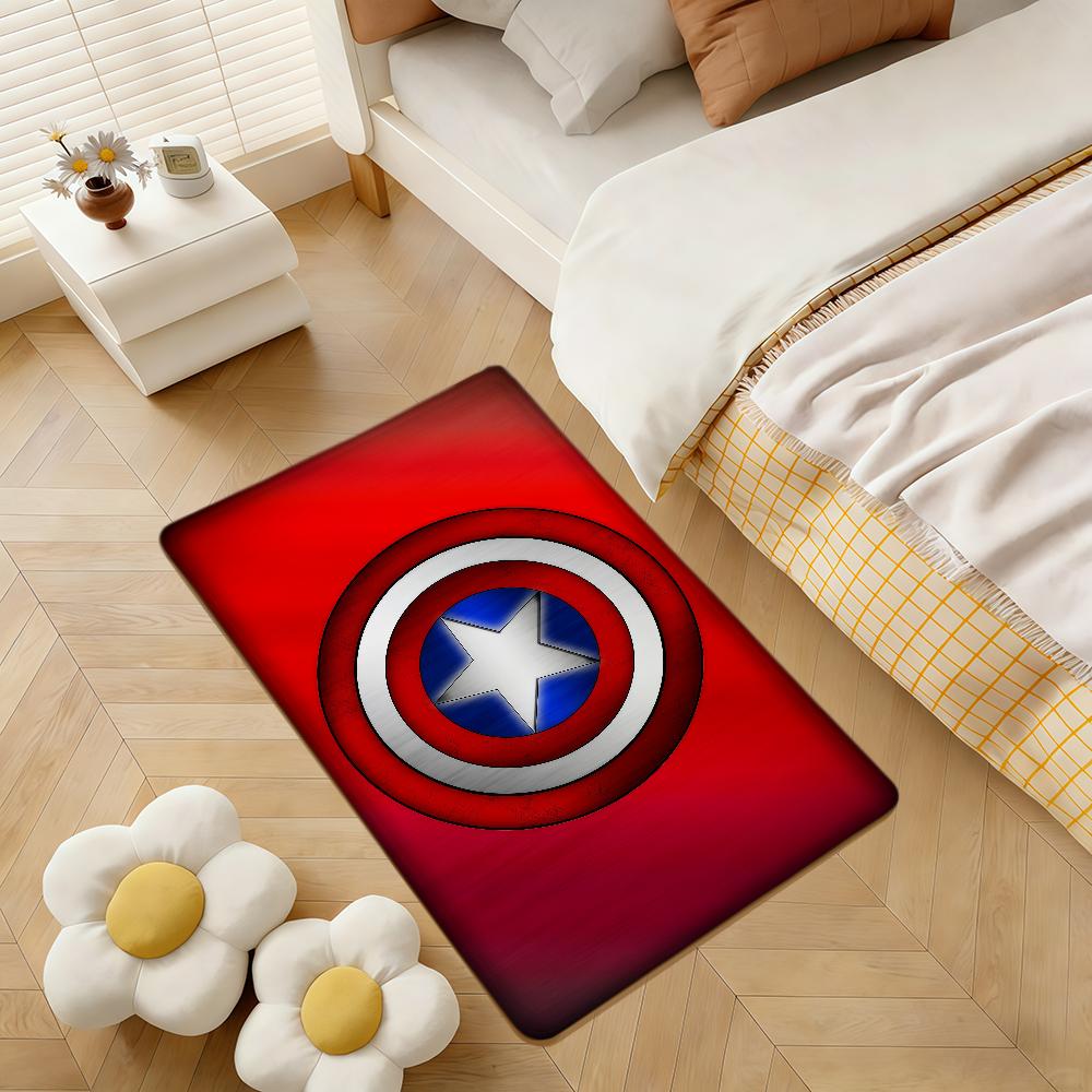 movie cool C-Captain A-America ML hogar Bedside Rug Kitchen Bath Floor Mat Hallway Balcony Carpet Entrance Doormat Decor Home