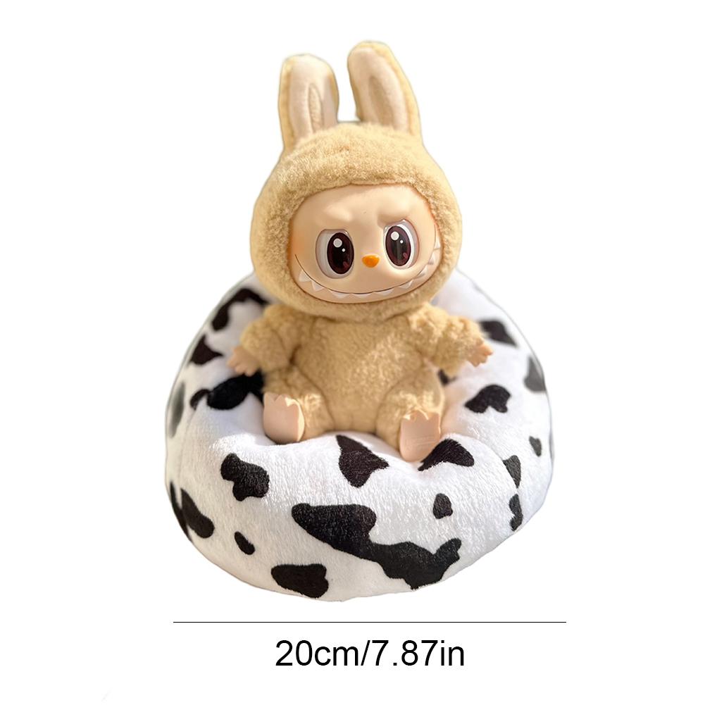 For 17cm Labubu Mini Chair Bjd Doll Room Decoration 2nd Generation Sitting Party Series Doll Sofa Car Mini Safety Sofa Toy Gifts