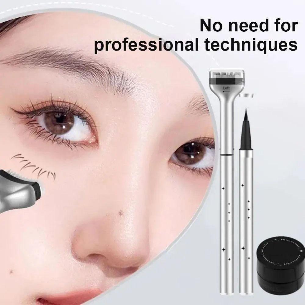 3 In 1 Lower Eyelashes Stamp Pen Waterproof Lower Lash Extension Stamp Eyelash Artifact