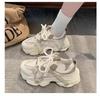 Dames Chunky Sneakers Ademend Mesh Platform Sportschoenen Dames Mode Vetersluiting Dikke Zool Casual Schoenen Mujer 2024