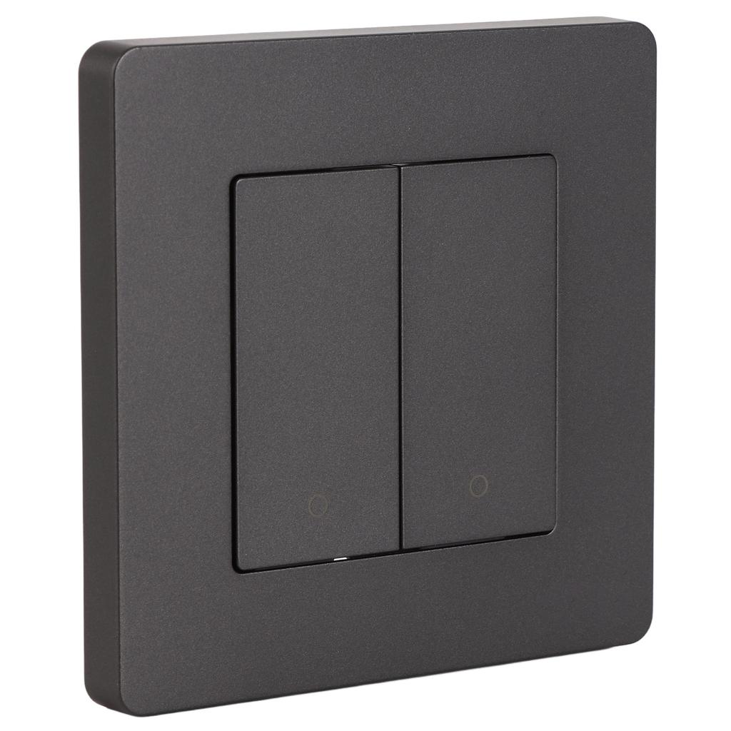 Smart Light for 2 Gang Timing Dimming Reverse Dual Control Panel AC100‑240V