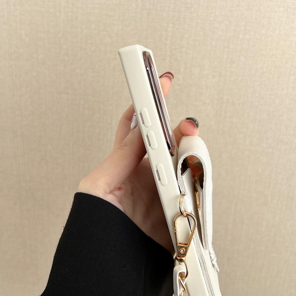Crossbody Butterfly Leather Phone Case Multifunction Wallet Style for for S Series Shockproof Protection Cover Strip