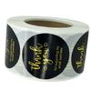 500Pcs/Roll Bronzing Paper Seal Label Thank You Stickers Custom Gift Bake Decor