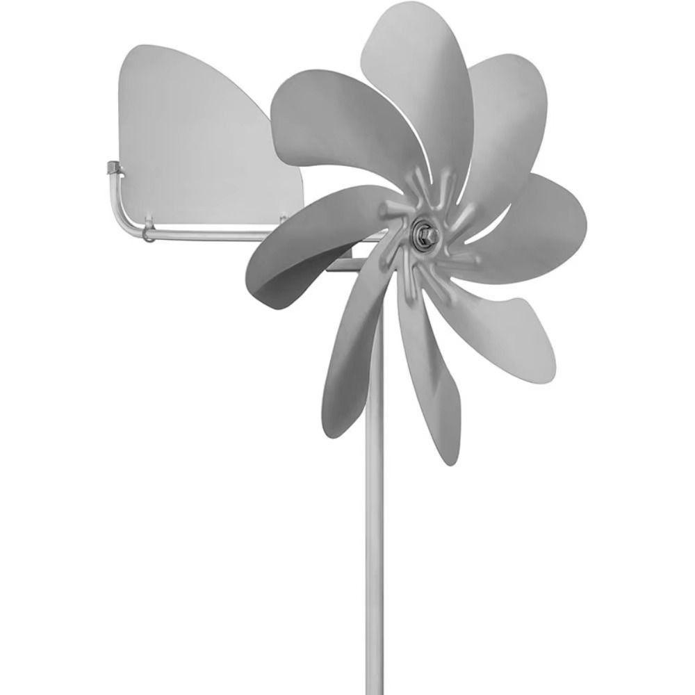 Waterproof Metal Wind Spinner for Yard Removable Wind Sculptures Rotating Garden Pinwheels  Outdoor