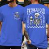 Retro Fatherhood Skeleton Unisexs TShirt Funny Dad Graphic T Shirts Fatherhood Design Casual Wear Fathers Day Vintage T Shirts
