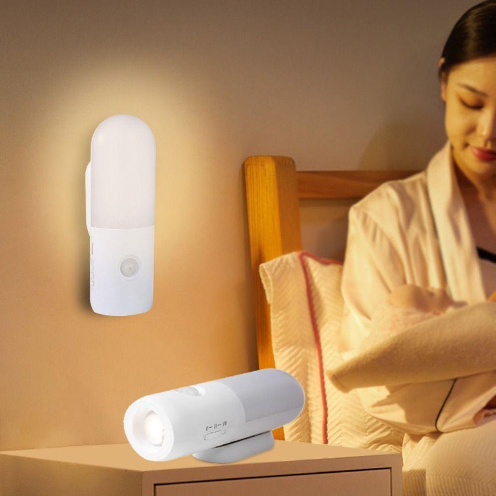 INS Motion Sensor Night Light Adjustable Brightness Atmosphere Light Smart Wall Light Indoor Light