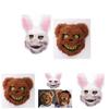 Halloween Creepy Bloody Bear Rabbit Mask For Cosplay Party Performance
