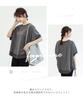 dolman short loose summer large figure everyday autumn [DayaEmmoTQ] T-shirt, sleeve, women's, sweatshirt, cut-and-sew, sleeve, plain, fit, clothes,