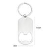 Roestvrij Stalen Sleutelhanger & Flesopener Hanger met Ingegraveerd Logo