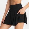 High-Waisted Quick-Dry Skort with Pocket for Yoga, Running & Tennis