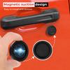 3Pcs Magnetic Keyhole Covers for Jeep Wrangler TJ JK JL Gladiator 2018-2025 Durable Decorative Sticker Easy Installation