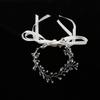 Bride Women Headband Wedding Crystal Bridal Party Silver Hair Band