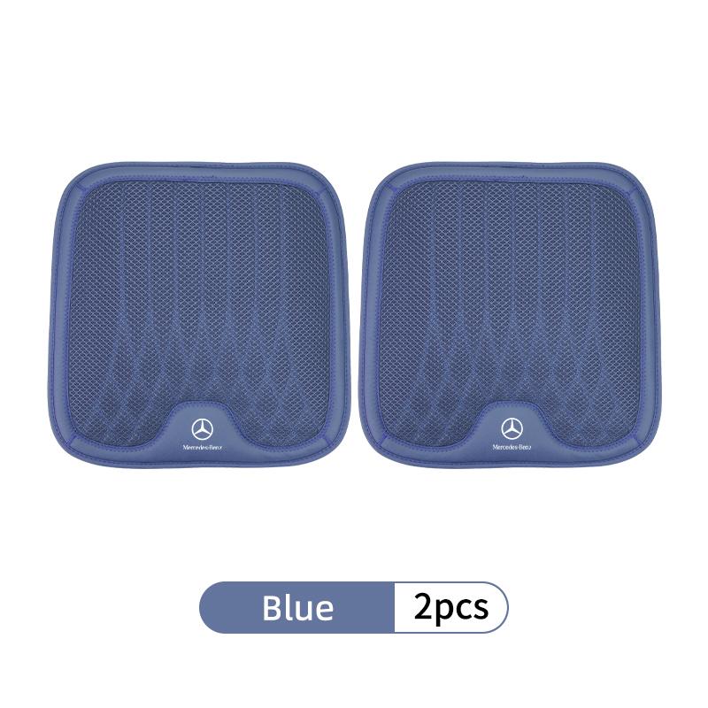 FFYE5 Car Seat Leather Cushion Breathable Non-slip Ice Silk Pad For Mercedes Benz CLK GLC W212 C200 C300 W203 W204 W205 W169 W176 GLC