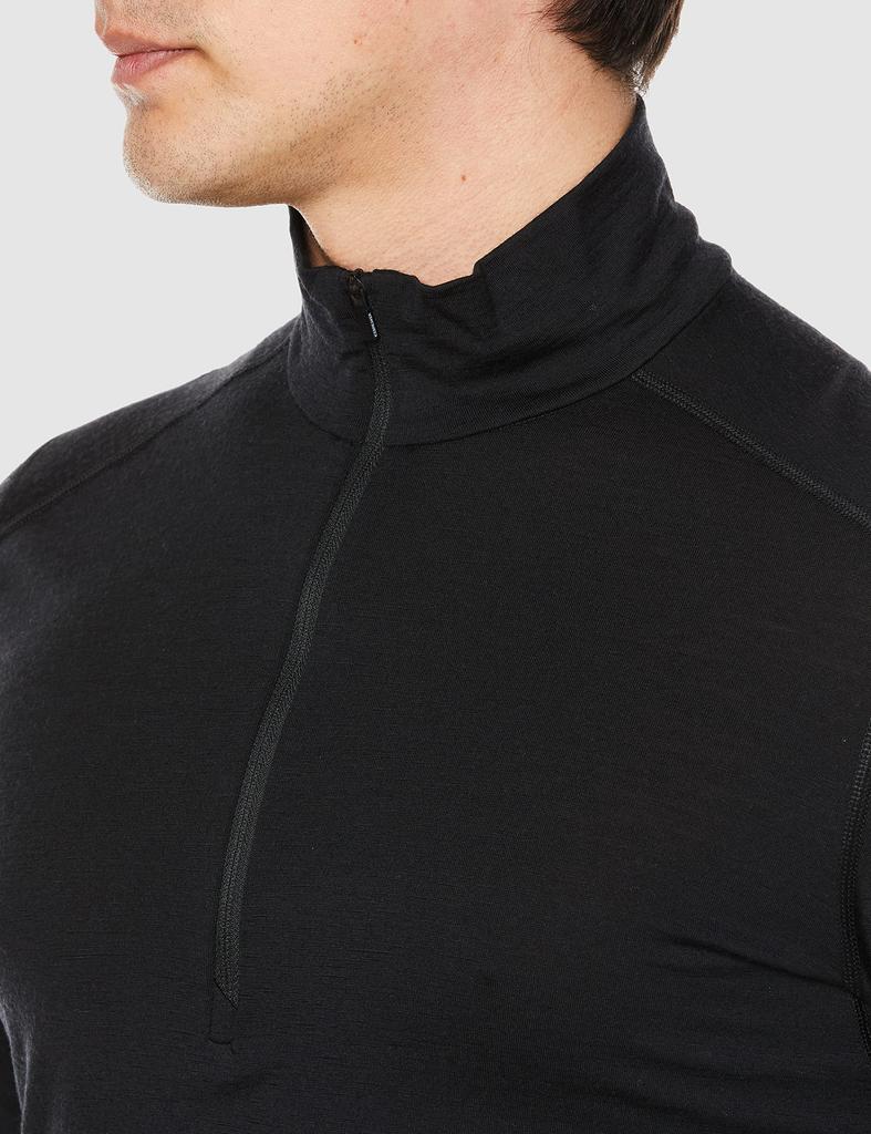 Icebreaker M 200 OASIS LS HALF ZIP IX20222 Black
