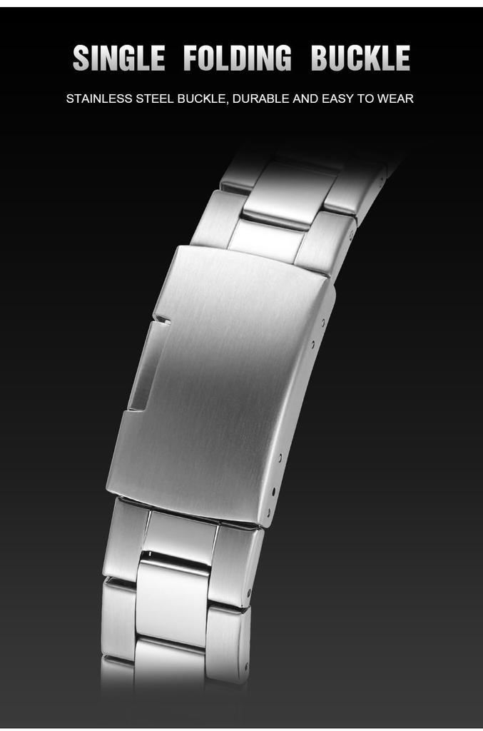 Zegarek MRZUI ze Stalą Nierdzewną Najwyższy Klasyk Submariner Date Popularny Kwarcowy Lśniąca Tarcza Męski Pasek, Zegarek. Wodoodporny, Ruch, Unisex,