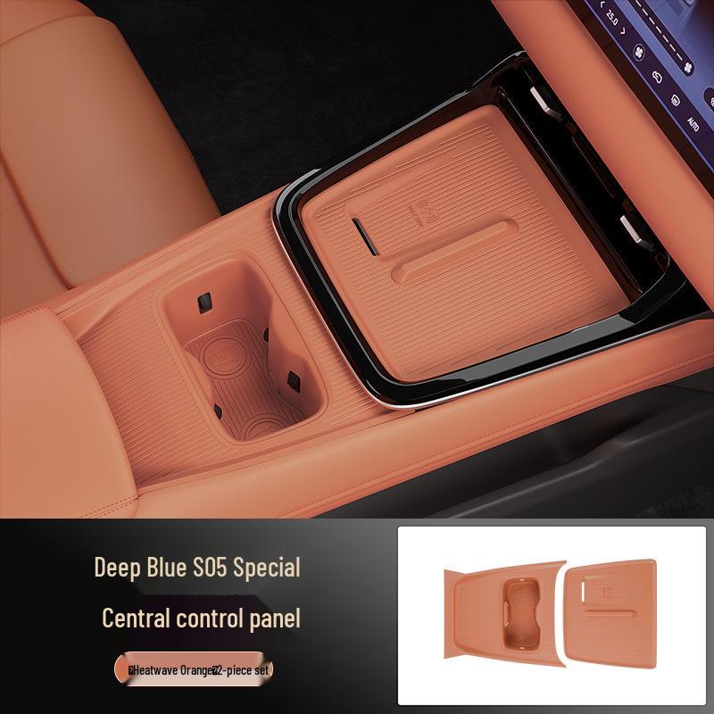 

24-Piece Deep Blue S05 Central Control Panel Full Coverage Anti-slip Protective Pads for Car Accessories