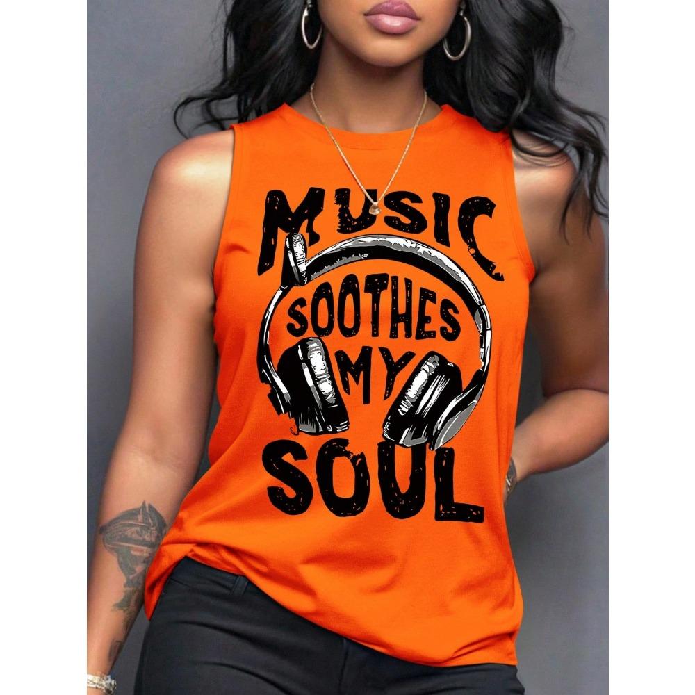 European and American fashion versatile printed women s vest S