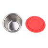 Stainless Steel Refill Coffee Capsules Reusable Coffee Filter Cup Set with Powder Cover for   Gusto