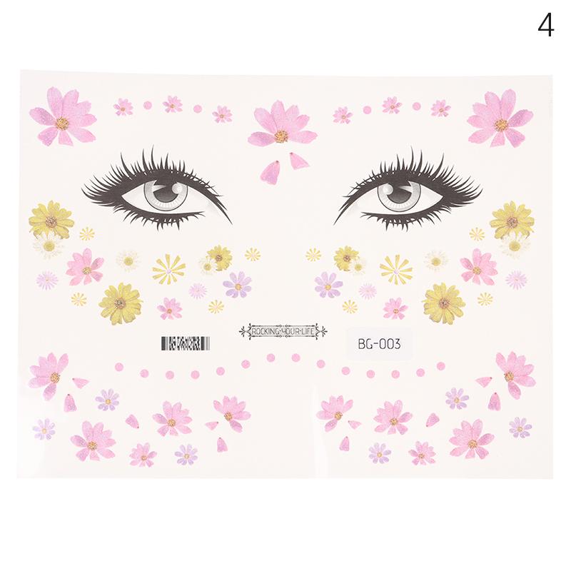 Fairy Butterfly Wings Tattoo Sticker Waterproof Eyes Face Hand Body Art Makeup