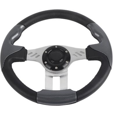 Club Car Steering Wheel Carbon Fiber Style Replacement for G8 G9 G11 G14 G16 G19 G21 G22 G29 Drive