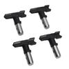 4 Sets Airless Paint Spray Tip 215 315 417 523 Black Latex Paint Spray Nozzle for Furniture Fence