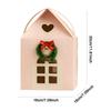 Christmas Wonderland Cottage Gift Box with Handle 3D Pop Up Christmas House Gift Boxes for Treats Desserts Fancy Cookie