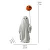Halloween Statue Figurine Prop Resin Ornament Spooky Sculpture Pumpkin Balloon for Outdoor Porch