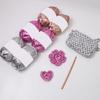 6 Pcs Polyester Yarn Fabric Cloth Knitting Yarn Metallic T-Shirt Yarn for Hand Bag Blanket