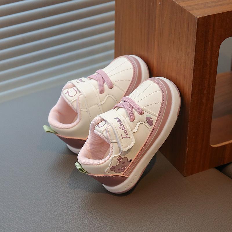 

Детская обувь для малышей весна и осень женская 0 1-2 года детская нескользящая обувь на мягкой подошве мужчины и дети дышащие одинарные туфли младенцы и тодд 16