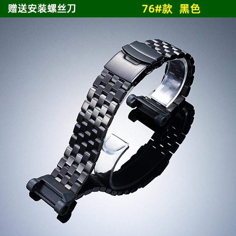 Stainless Steel Watch Band for Casio GR-B200 5635 | Black Metal Waterproof Bracelet Modified Watch Strap Accessories GR-B200