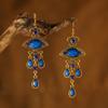 cStyle Water Drop Earrings for Women Retro Dangle Earring